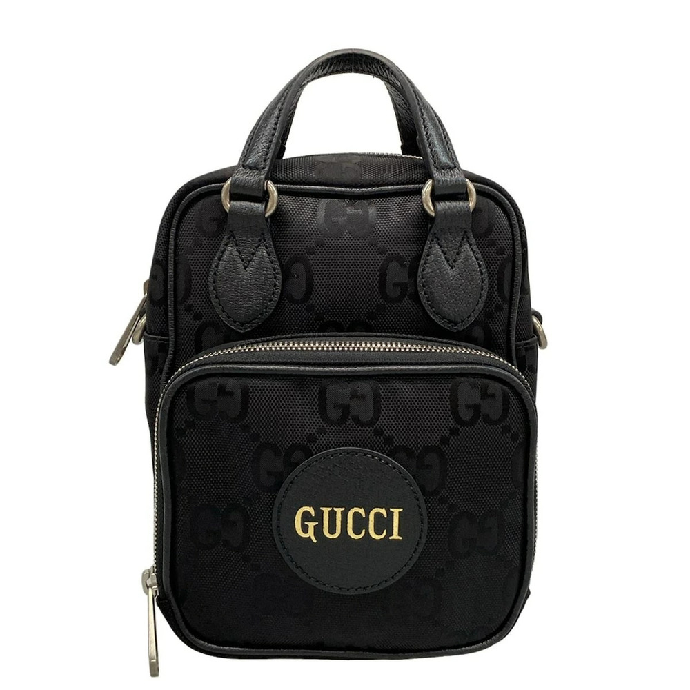 GUCCI Off the Grid Handbag Black Leather